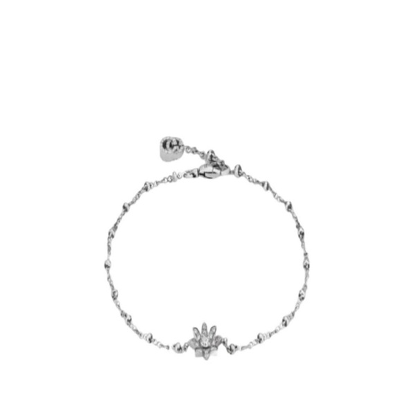 Gucci Jewelry - Gucci Flora Diamond Charm Bracelet Sterling Silver